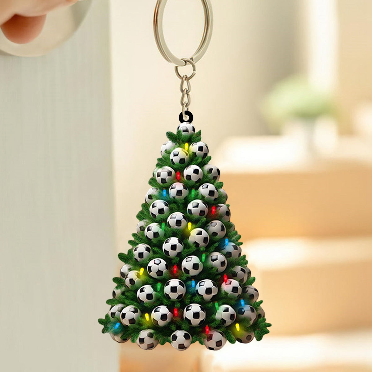 Christmas Soccer Tree Keychain-Gifts For Soccer Lover-2024 New Release- 2024 New Release