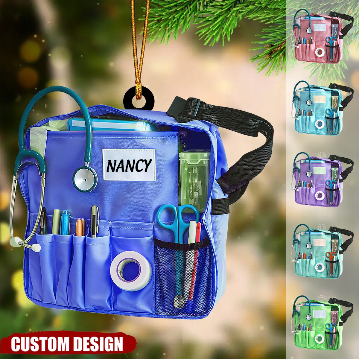 Personalized Nurse Christmas Ornament - 2024 New Release
