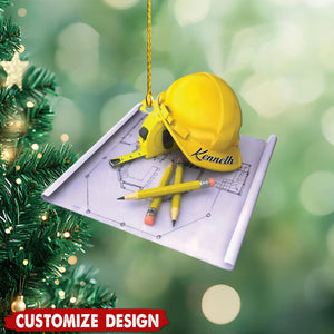 Personalized Mechanic Civil Engineer Christmas Ornament Gift For Engineer-2024 New Release