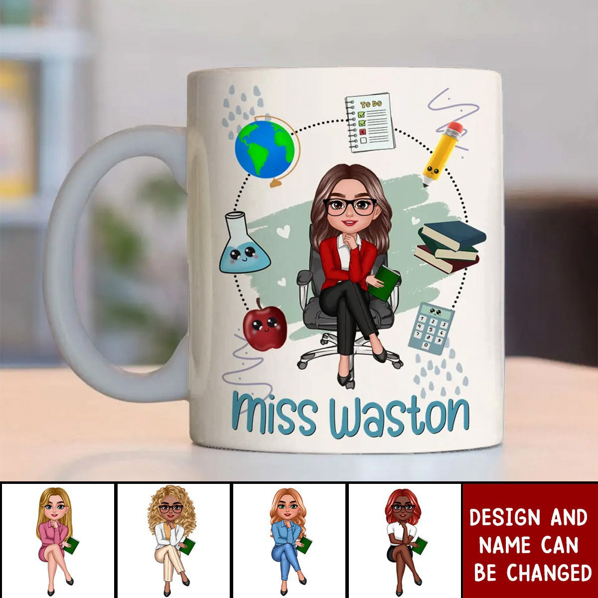 Teacher Mug School Things Personalized Mug, Back To School Gift