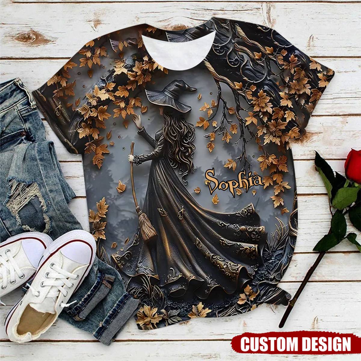Beautiful Witch - Personalized Witch T-shirt