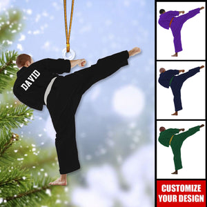 Personalized Karate,Jiu Jitsu,Judo Ornament-2024 New Release