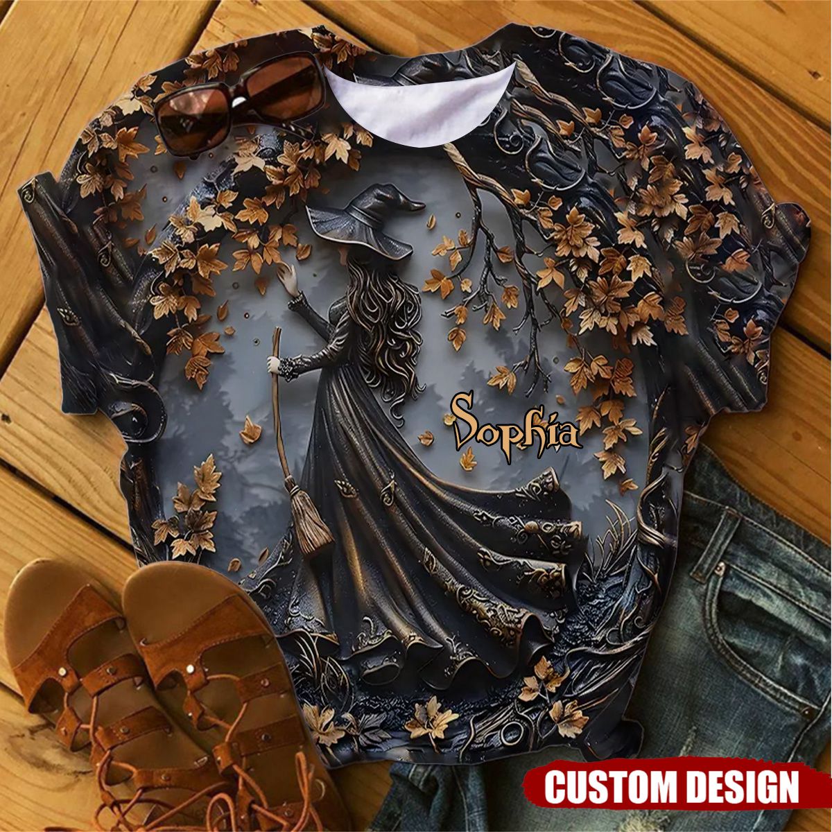 Beautiful Witch - Personalized Witch T-shirt