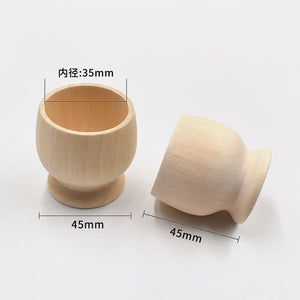 Personalized Wooden Dippy Egg Cup – Custom Name Breakfast Egg Holder