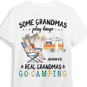 Gift For Camping Grandma Shirt
