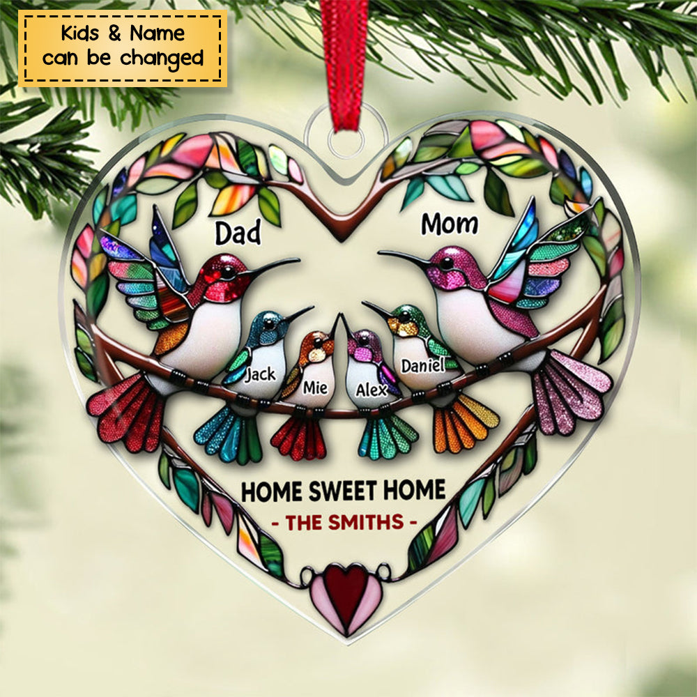 Together We Make A Family - Personalized Acrylic Ornament For Christmas