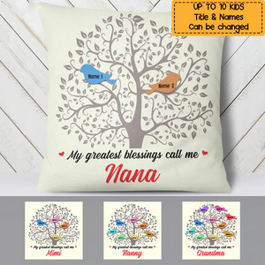 Grandma Tree Pillow