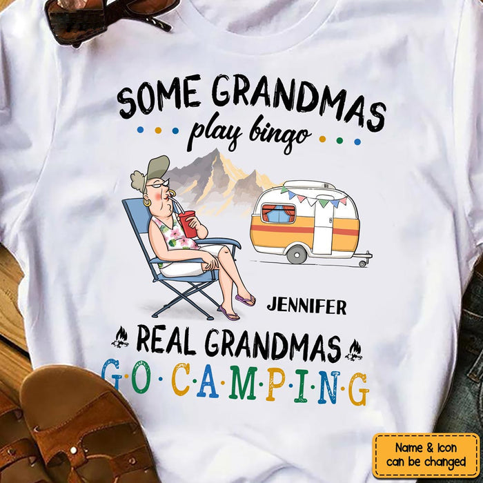 Gift For Camping Grandma Shirt