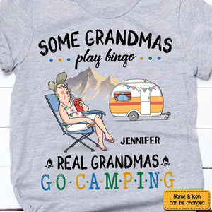 Gift For Camping Grandma Shirt