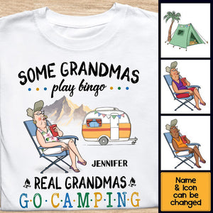 Gift For Camping Grandma Shirt