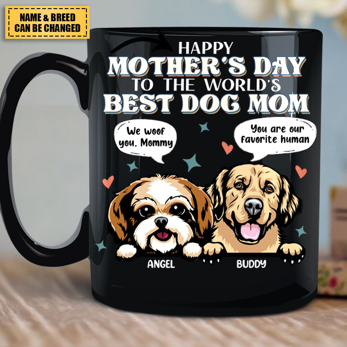 Dog Personalized Mug, Mother's Day Gift for Dog Lovers, Dog Dad, Dog Mom 改